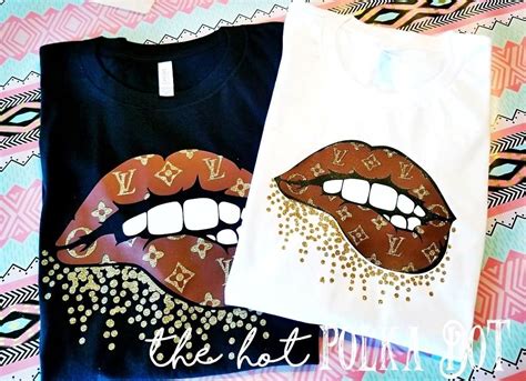 louis vuitton lips t shirt.